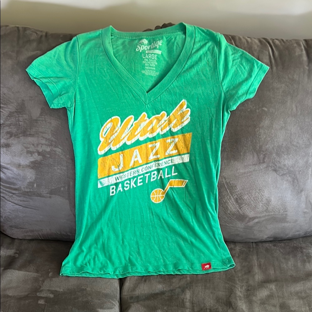 Sportiqe Utah Jazz Green T-Shirt
